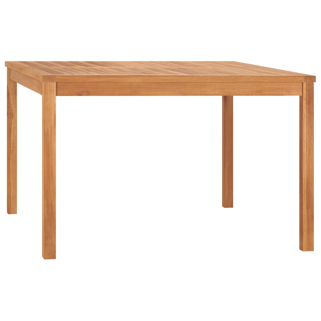 Garten-Esstisch 120x120x77 cm Teak Massivholz