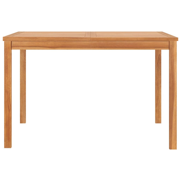 Garten-Esstisch 120x120x77 cm Teak Massivholz