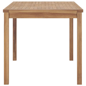 Garten-Esstisch 140x80x77 cm Massivholz Teak