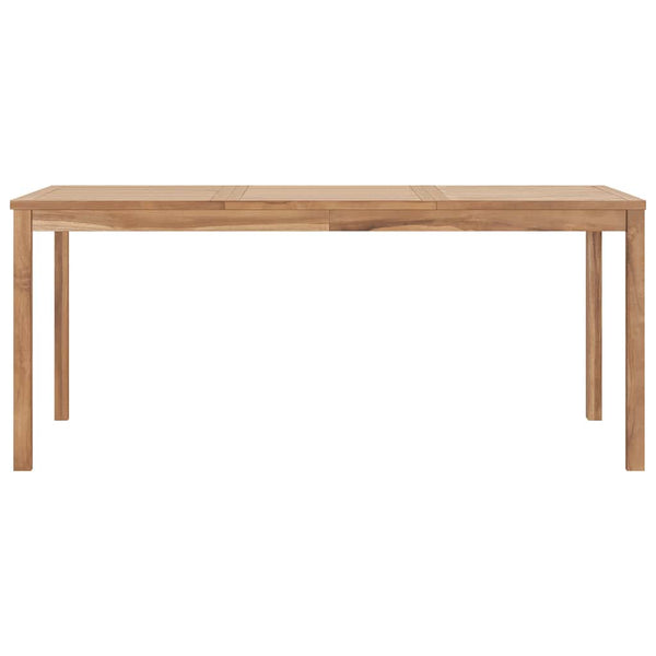 Garten-Esstisch 180x90x77 cm Massivholz Teak