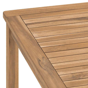 Garten-Esstisch 180x90x77 cm Massivholz Teak