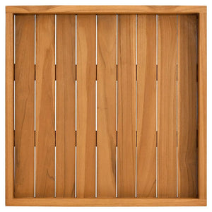 Serviertablett 50x50 cm Massivholz Teak