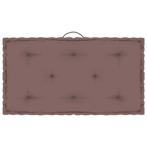 Paletten Bodenkissen Taupe 73x40 cm