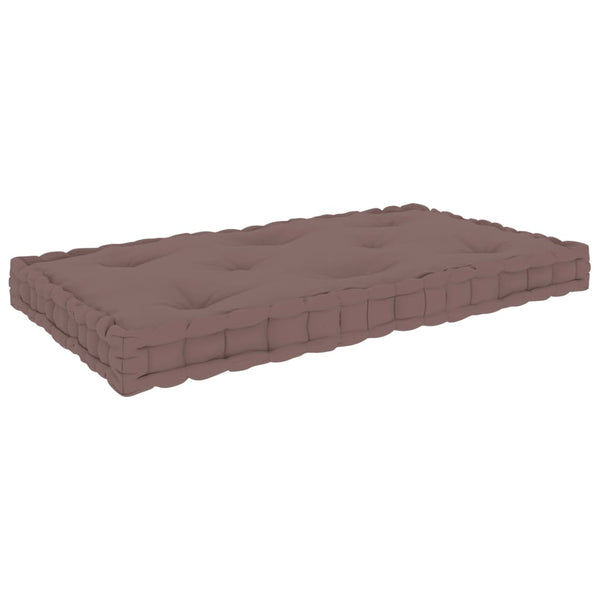 Paletten Bodenkissen Taupe 73x40 cm