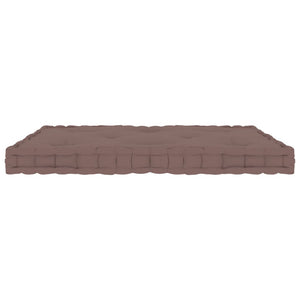Paletten Bodenkissen Taupe 73x40 cm