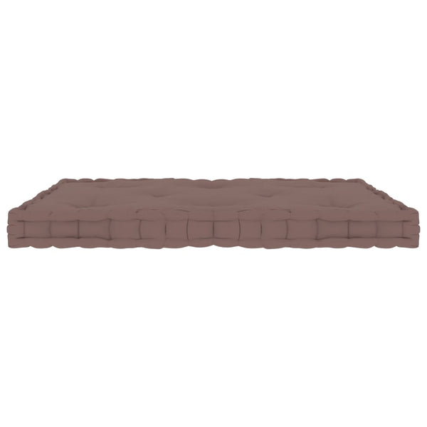 Paletten Bodenkissen Taupe 73x40 cm
