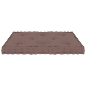 Paletten Bodenkissen Taupe 73x40 cm