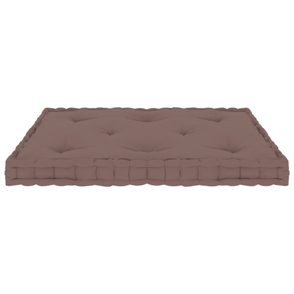Paletten Bodenkissen Taupe 73x40 cm