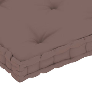 Paletten Bodenkissen Taupe 73x40 cm