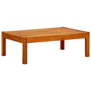 vidaXL Banc de jardin avec table et repose-pieds en acacia massif