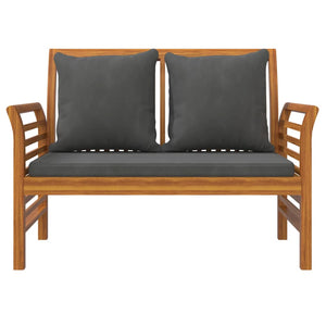 5-tlg. Garten-Lounge-Set mit Kissen Massivholz Akazie