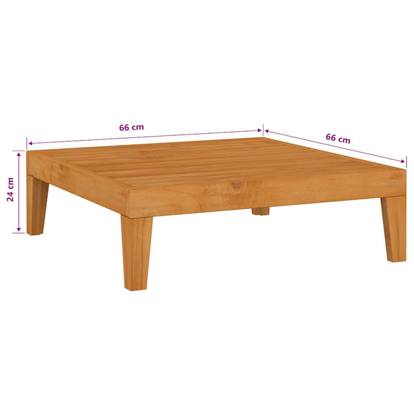 4-tlg. Garten-Lounge-Set mit Kissen Akazie Massivholz