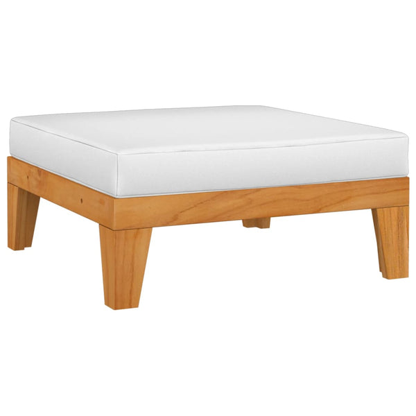 vidaXL Salon de jardin 8 pcs avec coussins Bois d'acacia massif