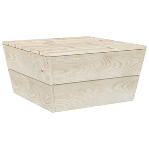 Gartentisch 60x60x30 cm Fichtenholz Imprägniert