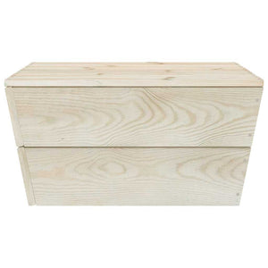 Gartentisch 60x60x30 cm Fichtenholz Imprägniert