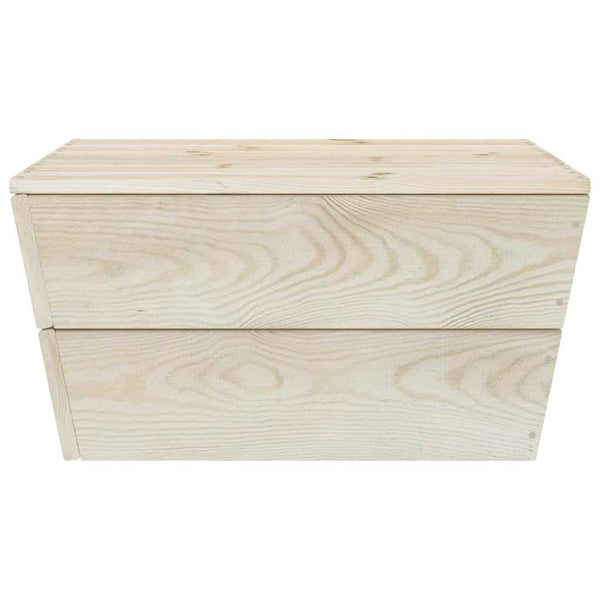 Gartentisch 60x60x30 cm Fichtenholz Imprägniert