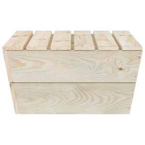 Gartentisch 60x60x30 cm Fichtenholz Imprägniert