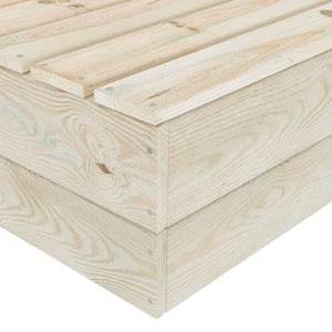 Gartentisch 60x60x30 cm Fichtenholz Imprägniert