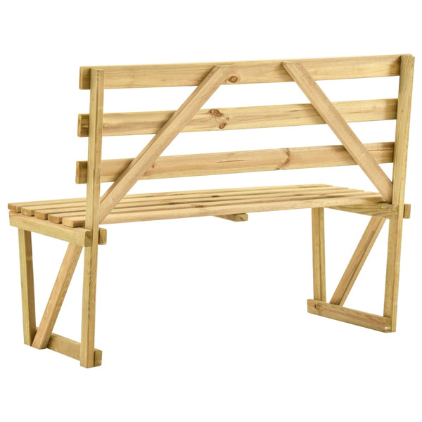 Gartenbank 120 cm Kiefernholz Imprägniert