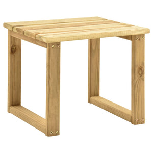 vidaXL Table pour chaise longue 30x30x26 cm Pin imprégné