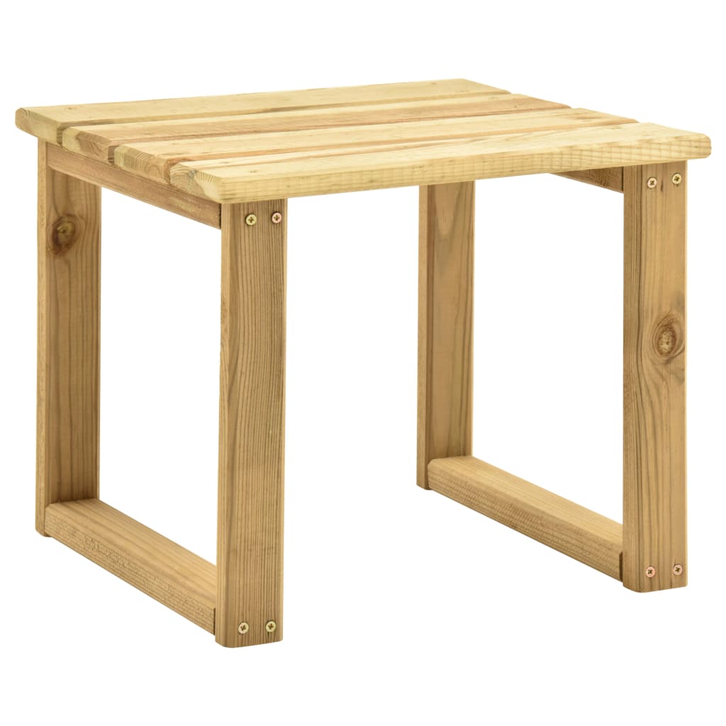 vidaXL Table pour chaise longue 30x30x26 cm Pin imprégné
