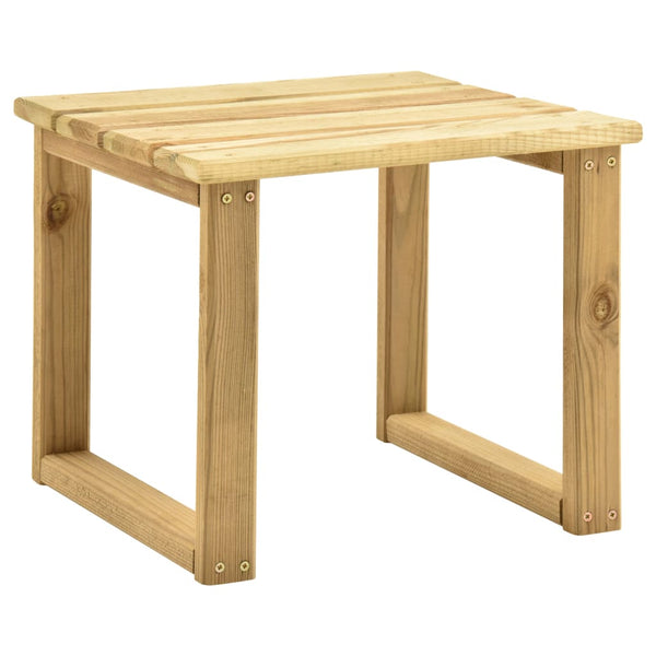 vidaXL Table pour chaise longue 30x30x26 cm Pin imprégné