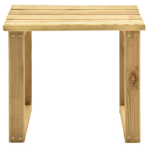 vidaXL Table pour chaise longue 30x30x26 cm Pin imprégné