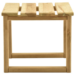vidaXL Table pour chaise longue 30x30x26 cm Pin imprégné
