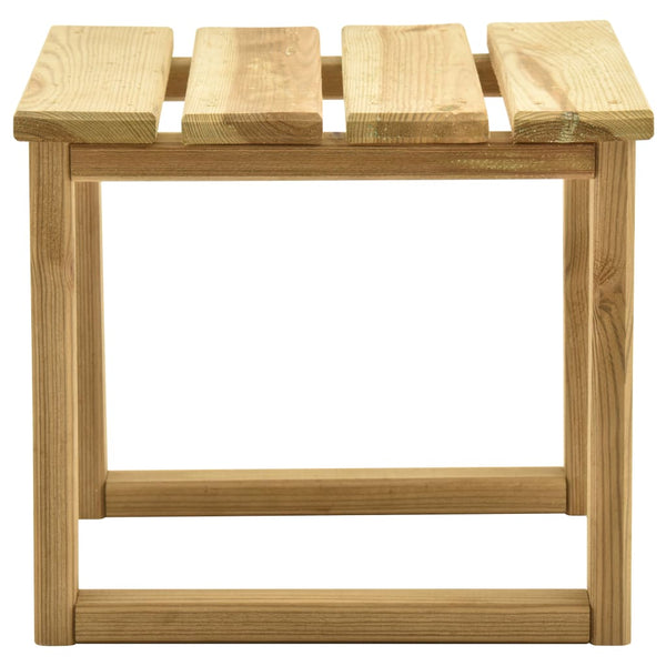 vidaXL Table pour chaise longue 30x30x26 cm Pin imprégné
