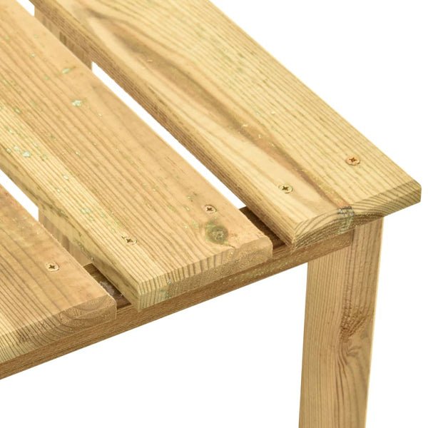 vidaXL Table pour chaise longue 30x30x26 cm Pin imprégné
