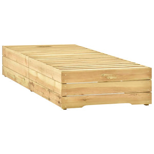 Sonnenliege Grün Imprägniertes Kiefernholz