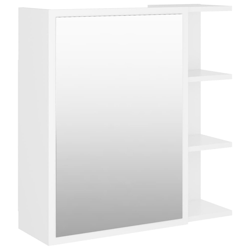 Weißer Bad Spiegelschrank mit Stauraum