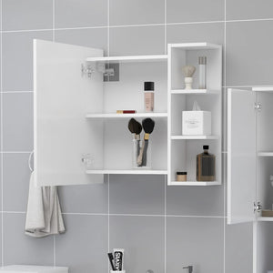 Weißer Bad Spiegelschrank mit Stauraum