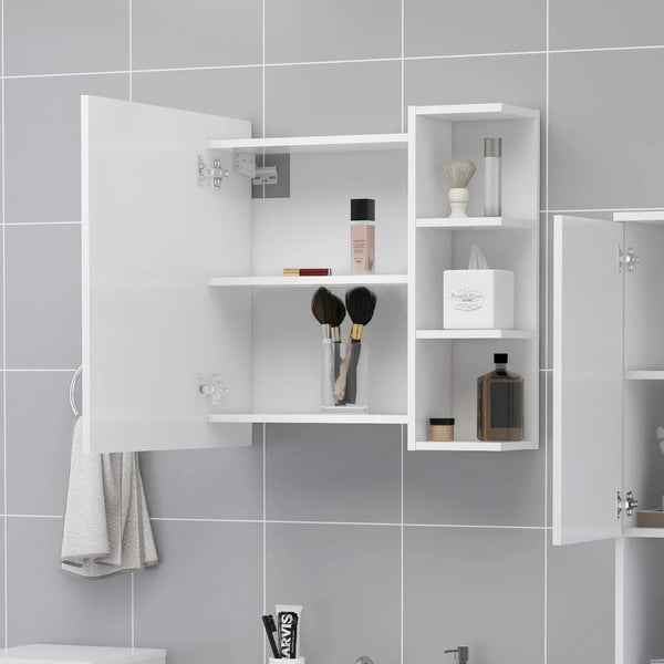 Weißer Bad Spiegelschrank mit Stauraum