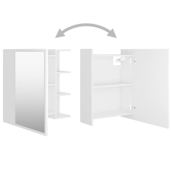 Weißer Bad Spiegelschrank mit Stauraum