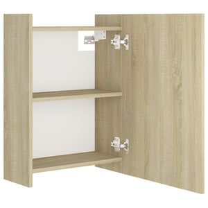 Bad Spiegelschrank Sonoma-Eiche 62,5 cm