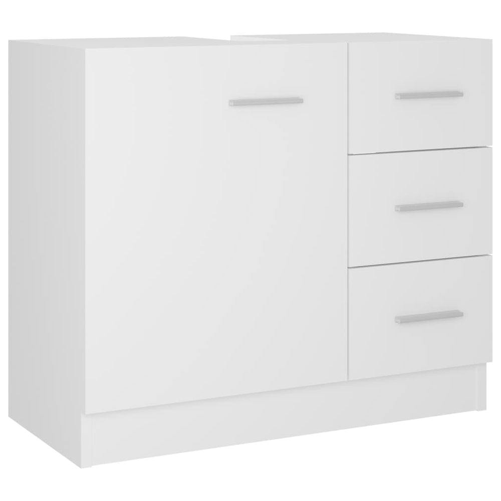 Waschbeckenunterschrank Weiß 63x30x54 cm