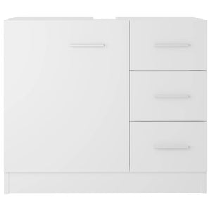 Waschbeckenunterschrank Weiß 63x30x54 cm