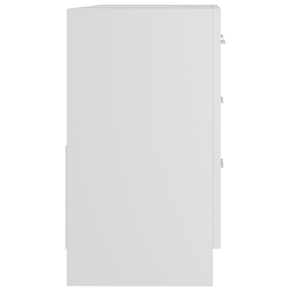 Waschbeckenunterschrank Weiß 63x30x54 cm