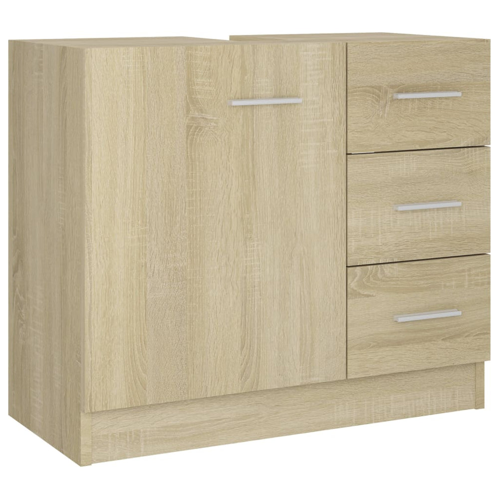 Waschbeckenunterschrank Sonoma Eiche 63 cm