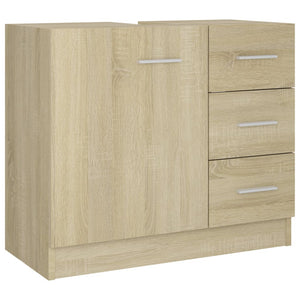 Waschbeckenunterschrank Sonoma Eiche 63 cm