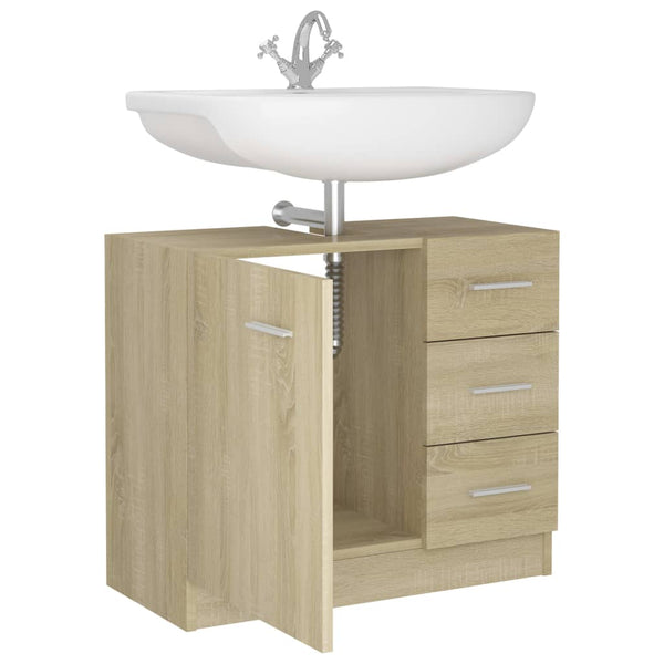 Waschbeckenunterschrank Sonoma Eiche 63 cm