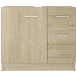 Waschbeckenunterschrank Sonoma Eiche 63 cm