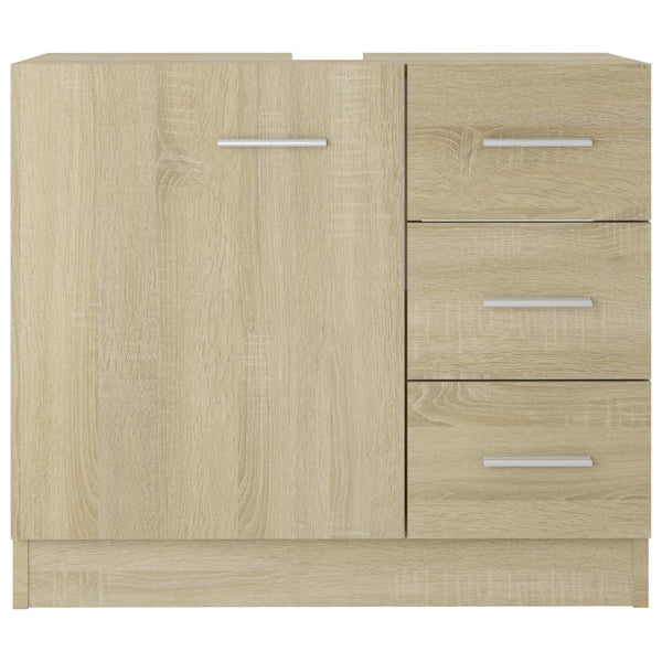 Waschbeckenunterschrank Sonoma Eiche 63 cm