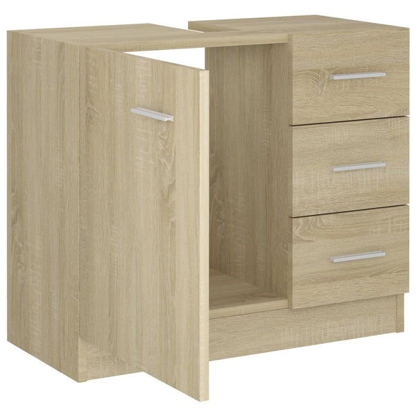 Waschbeckenunterschrank Sonoma Eiche 63 cm