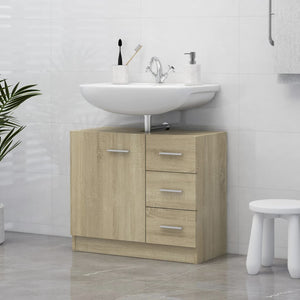 Waschbeckenunterschrank Sonoma Eiche 63 cm
