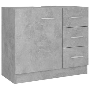 Waschbeckenunterschrank Betongrau 63x30x54 cm