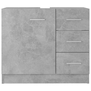 Waschbeckenunterschrank Betongrau 63x30x54 cm