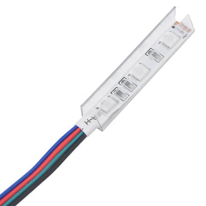 TV-Schrank Weiß mit LED 135cm