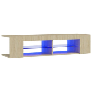 TV-Schrank Sonoma-Eiche mit LED 135cm